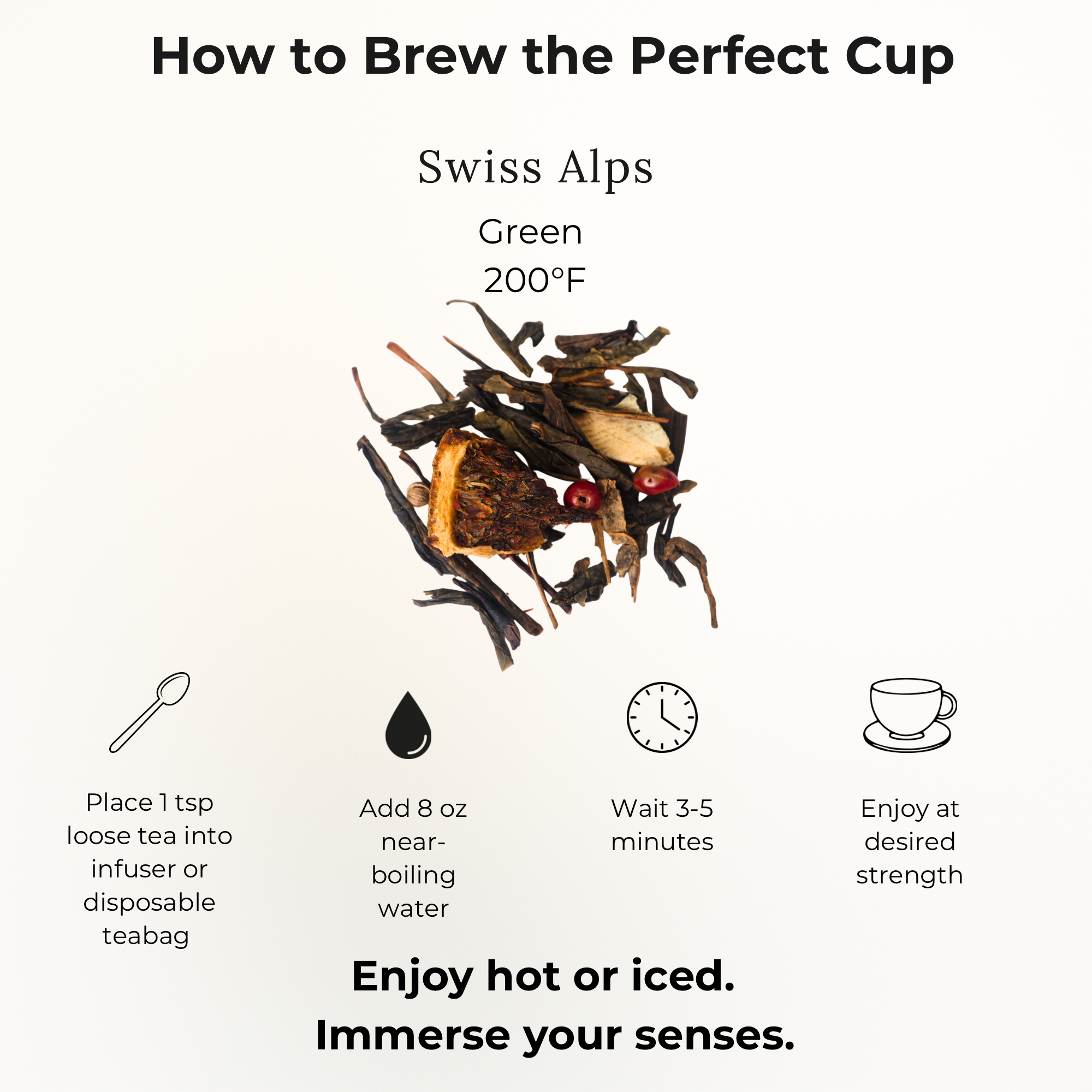 Swiss Alps – A Crisp, Green Tea Escape